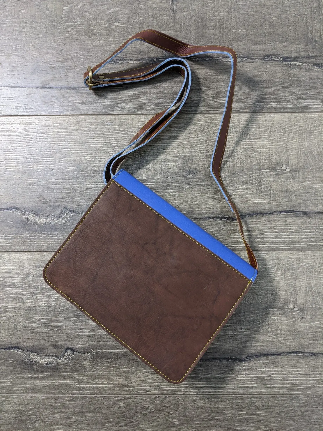 Recycled Leather Shoulder Bag
