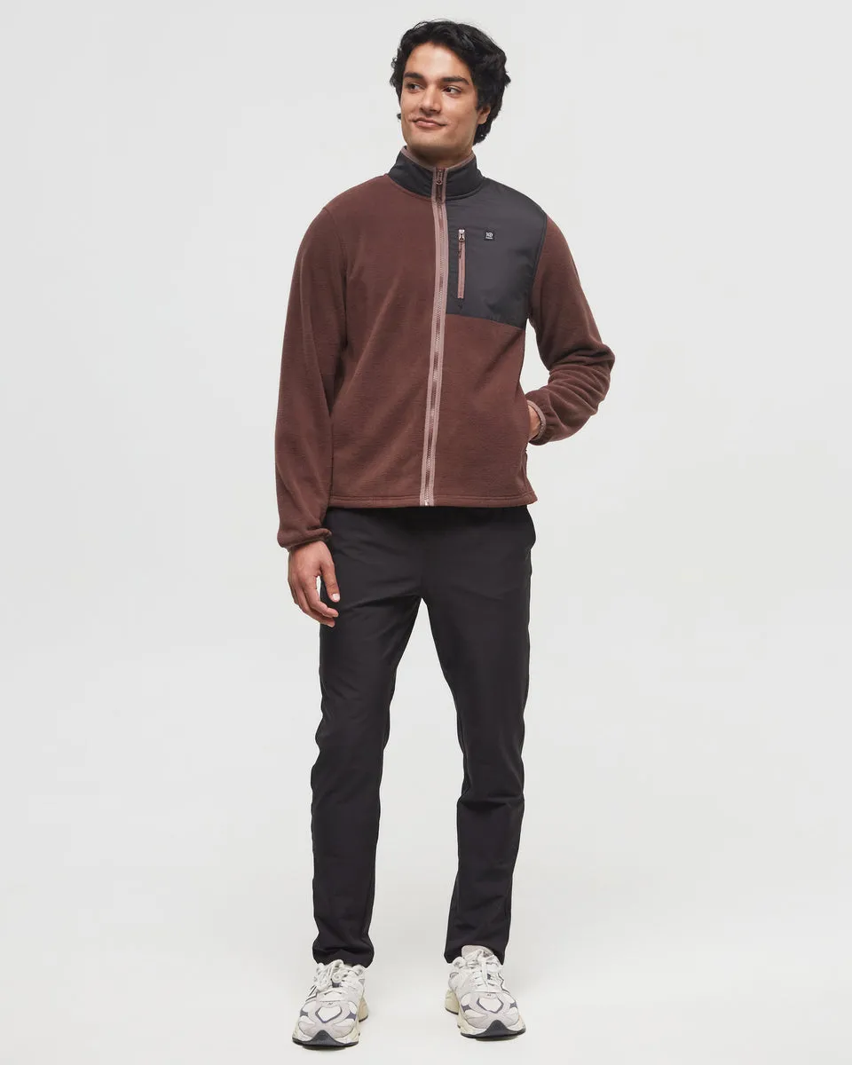 Recycled MicroFleece Contrast Full Zip