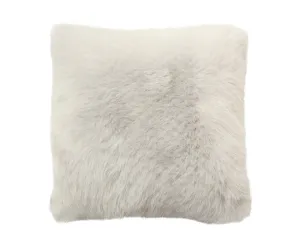 Regina Fur Pillow - Pearl Gray