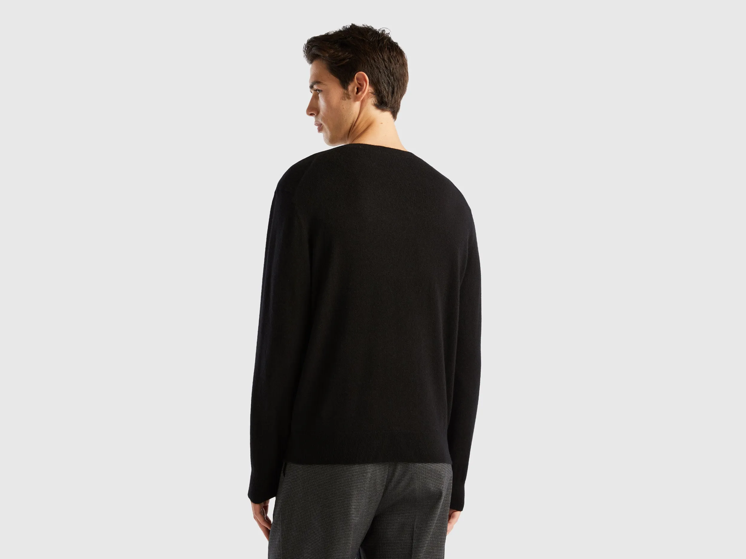 Regular Fit Crew Neck Italian Cashmere Sweater