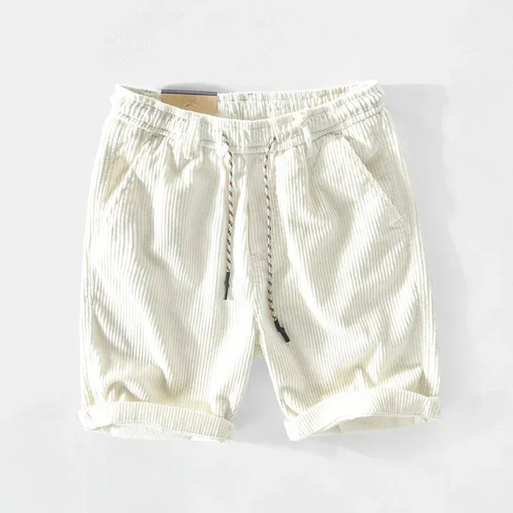 Relaxed-fit corduroy shorts for summer