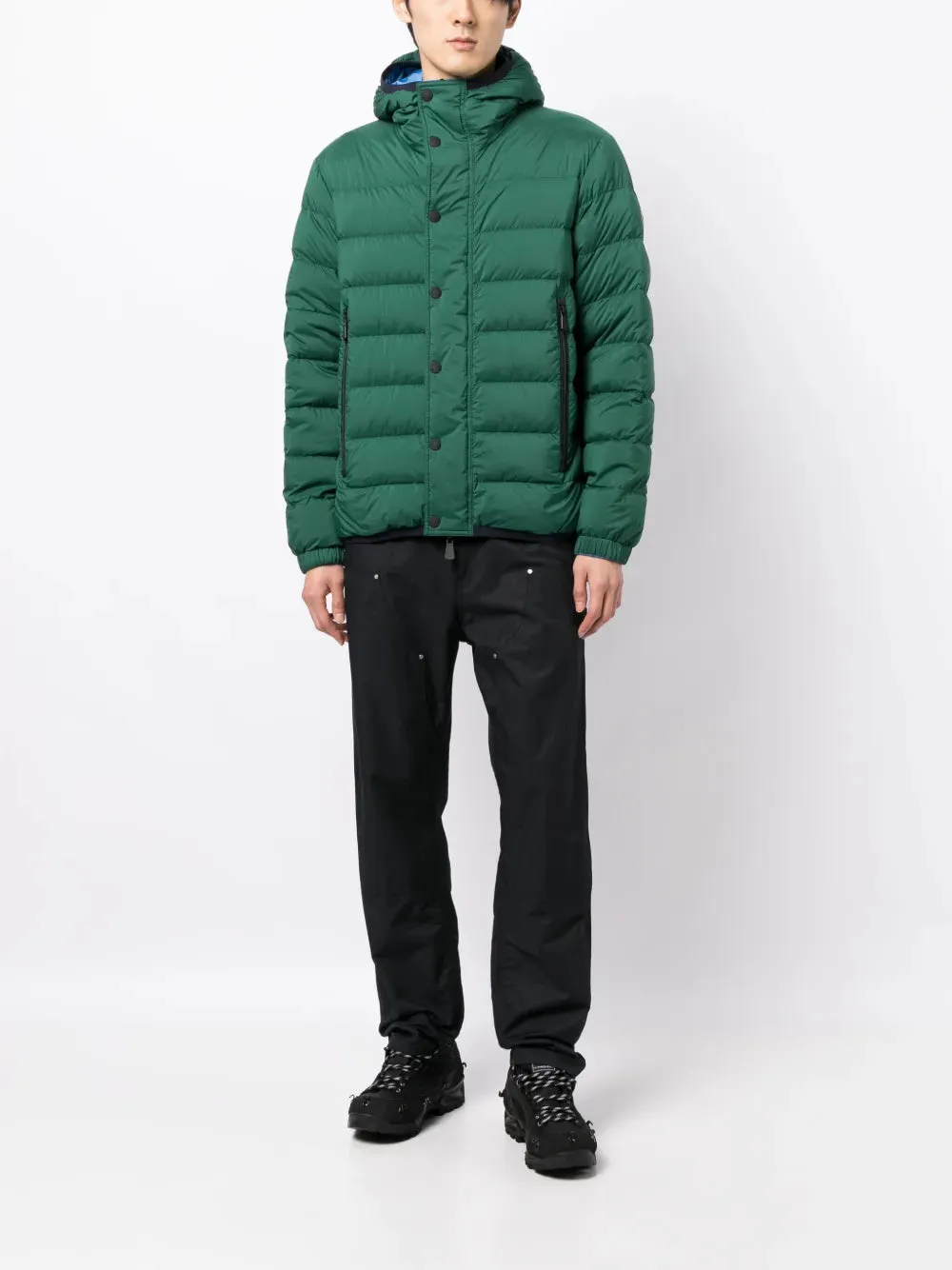 Reversible Puffer Jacket Rosiere Blue-Green
