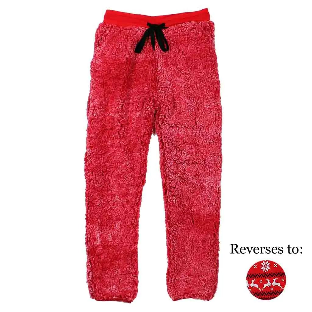 Reversible Sherpa Pants