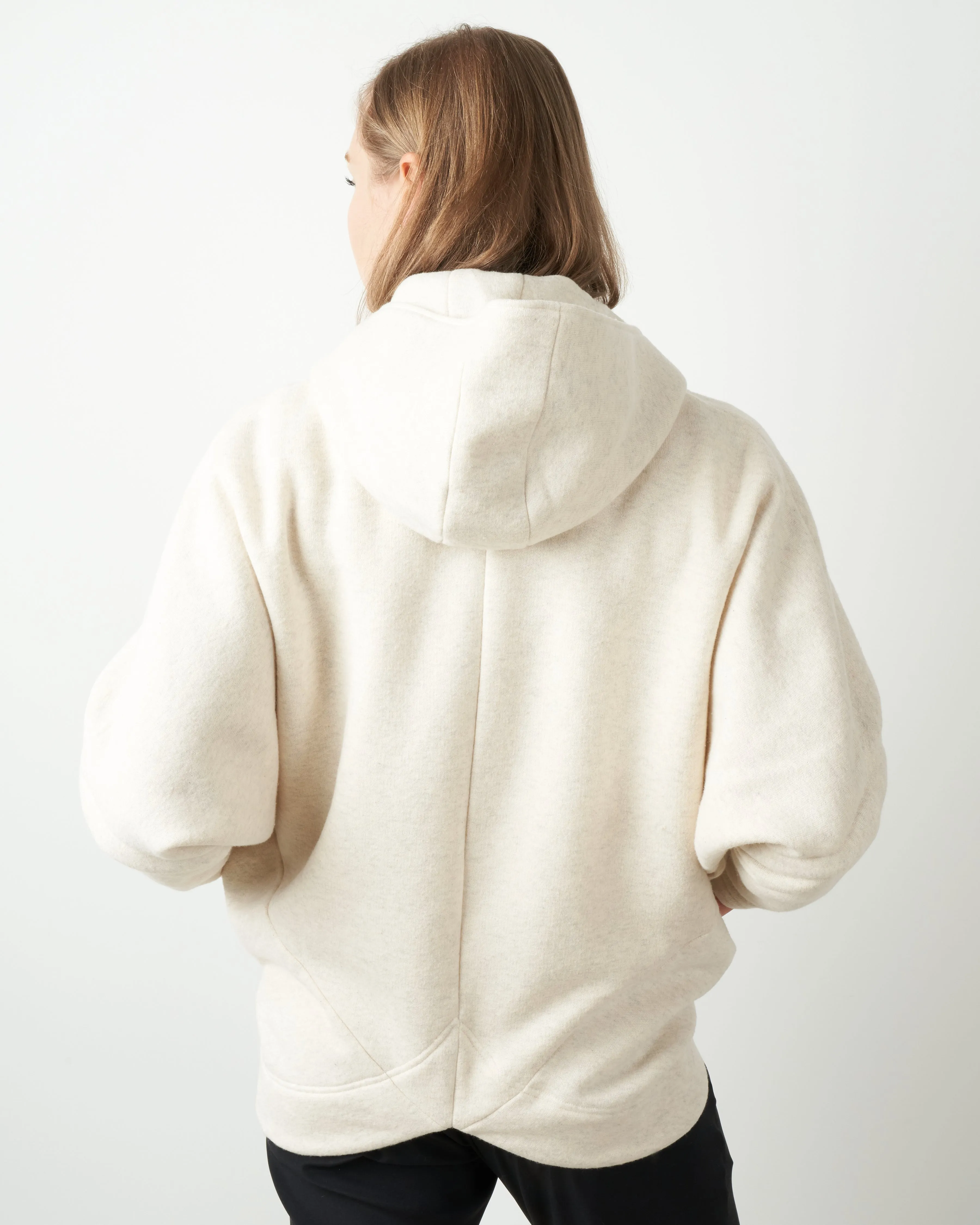 ria hoodie - ivory