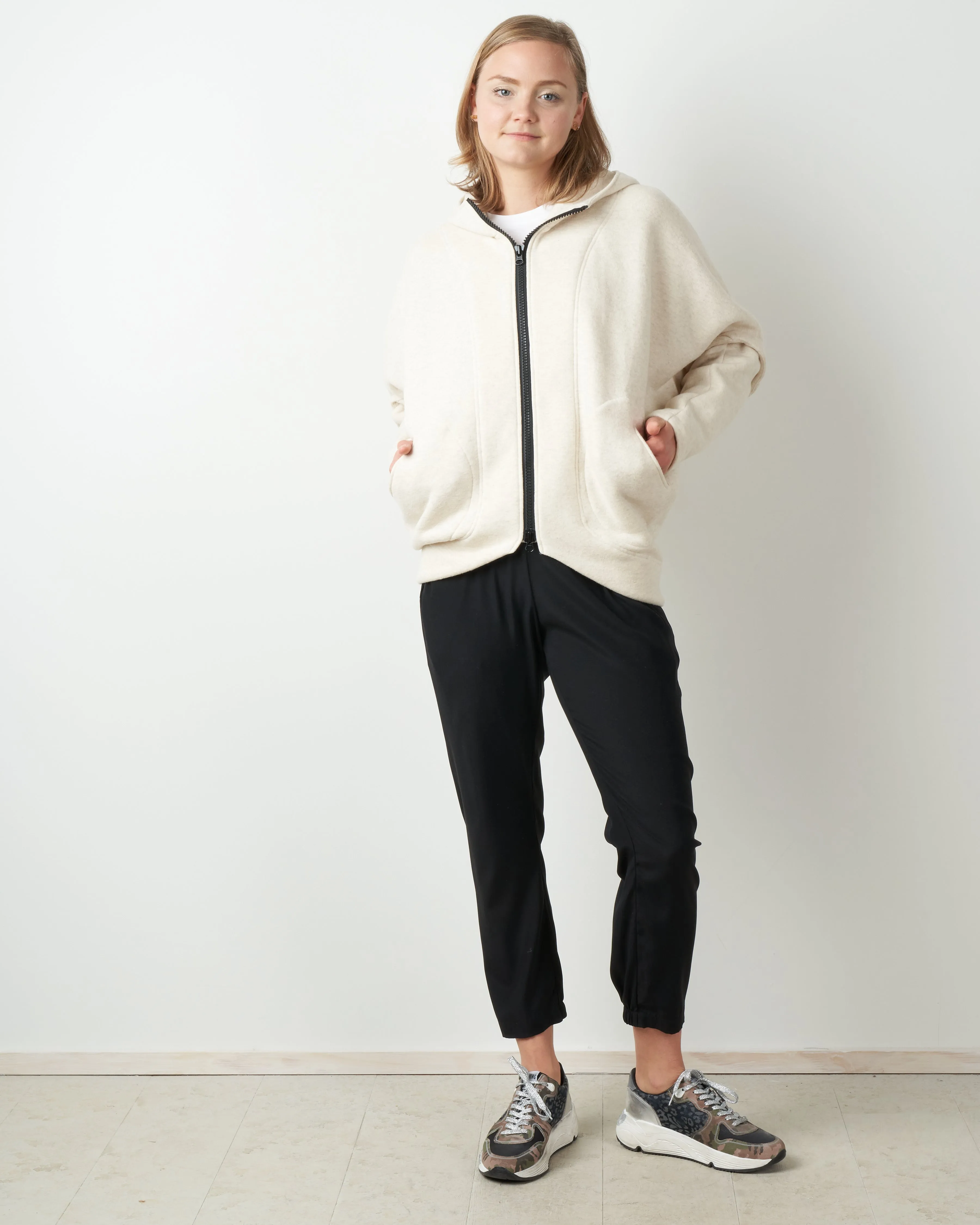 ria hoodie - ivory