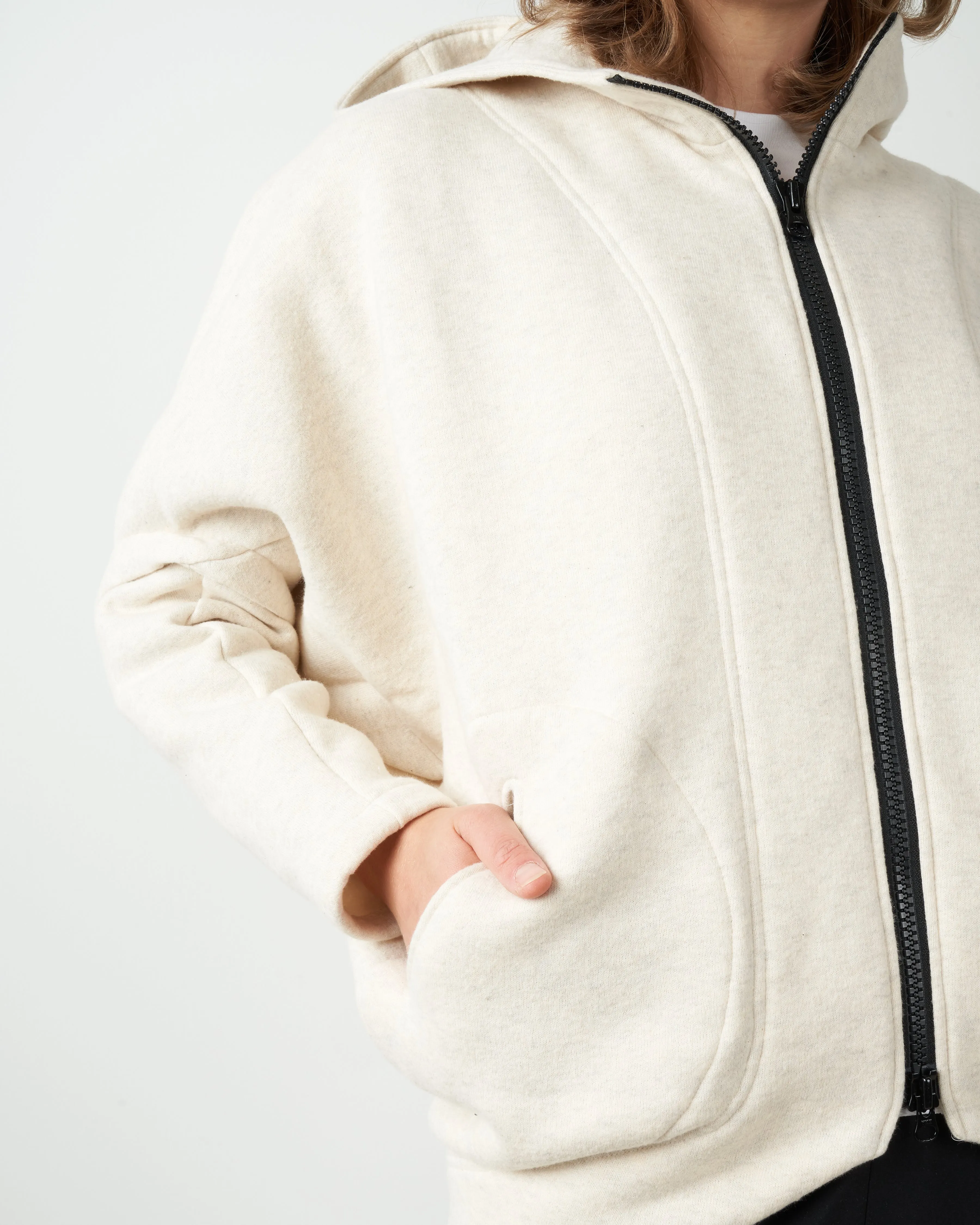 ria hoodie - ivory