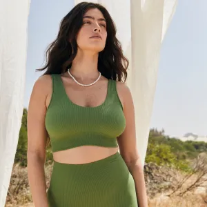 Ribbed Open Bralette