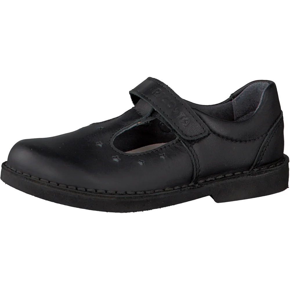 Ricosta Doris Black School Shoes