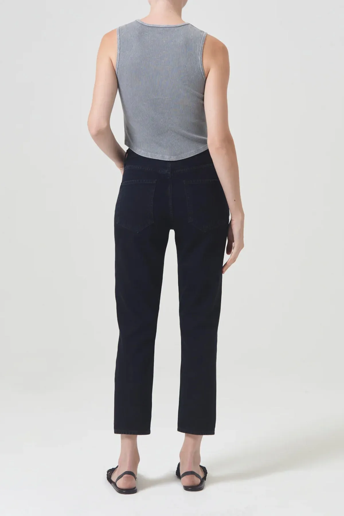 Riley Hise Rise Straight Crop in Crushed