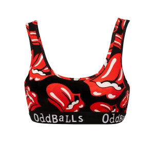 Rolling Stones Tongue - Ladies Bralette
