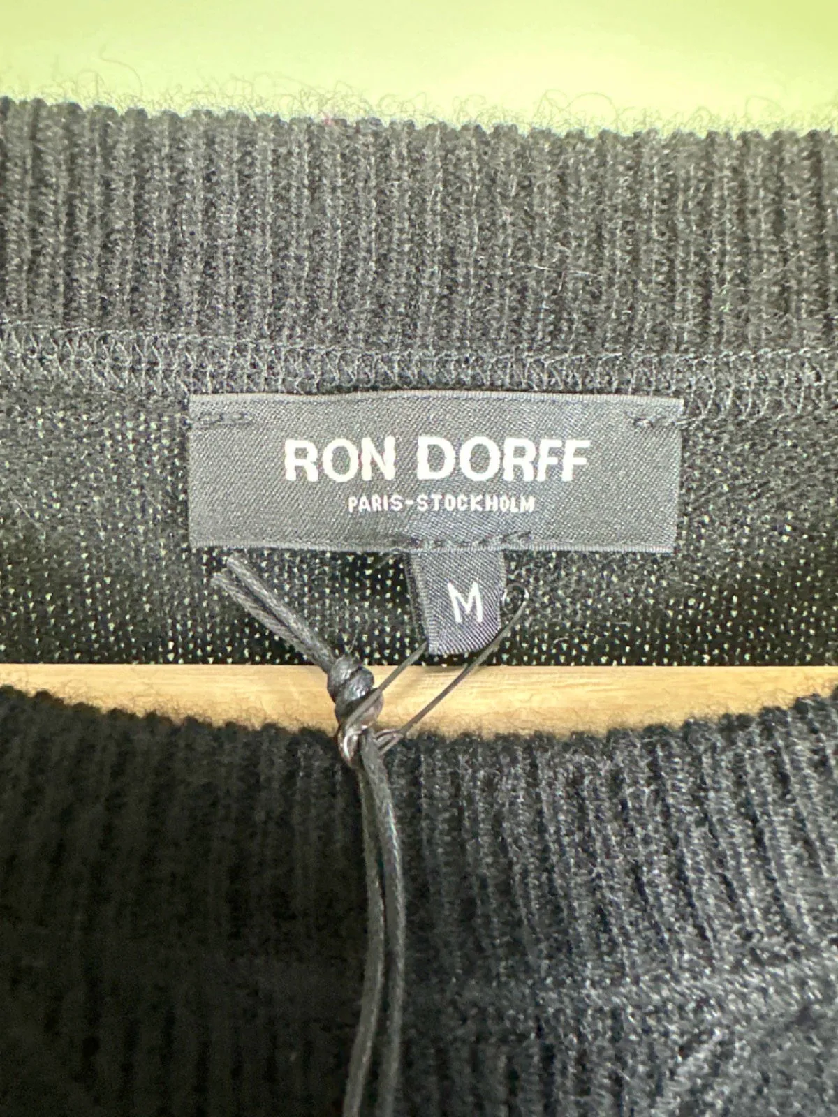Ron Dorff Black Luxury 100% Cashmere "Gentleman" Jumper UK Medium