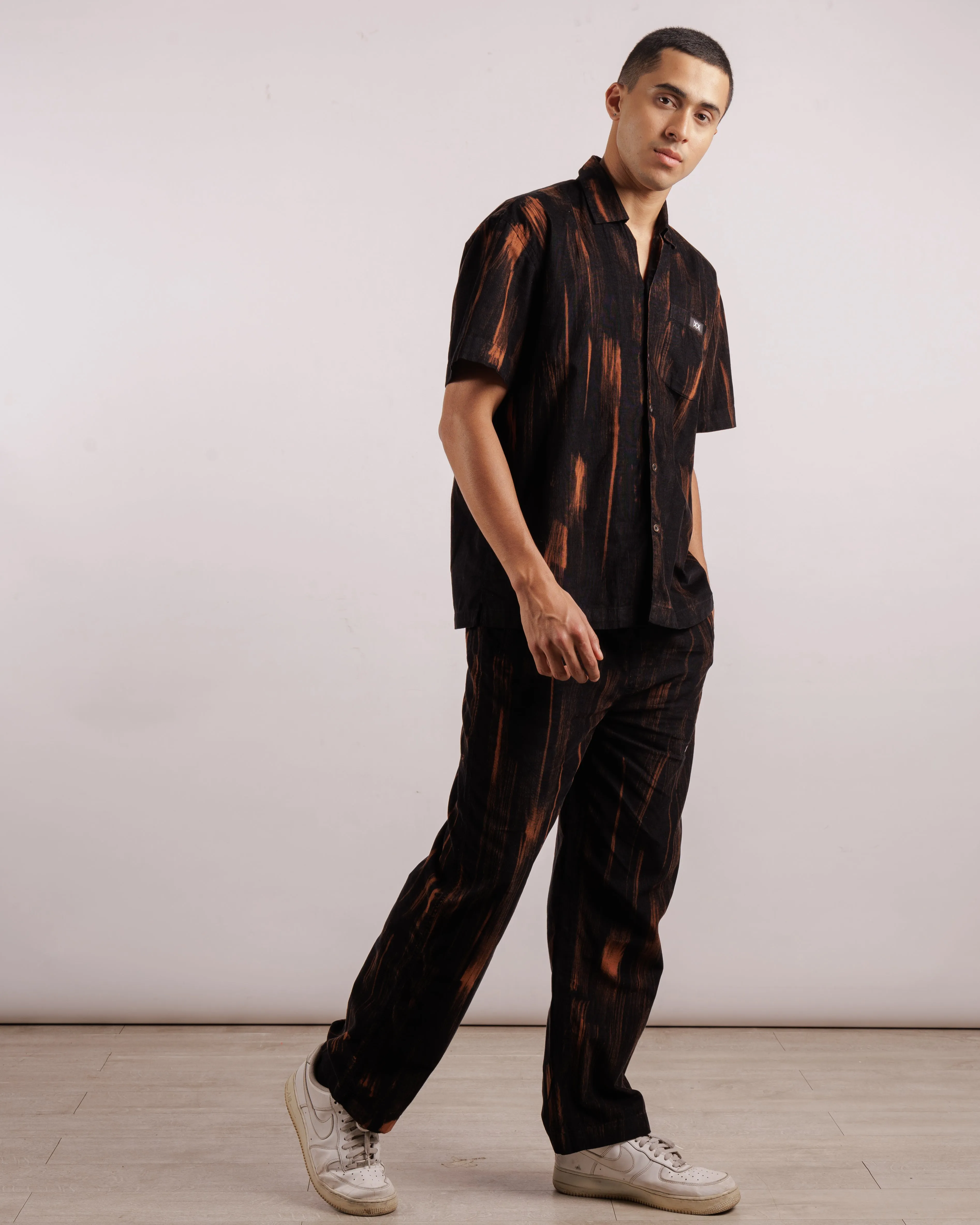 Rust Cotton Pants