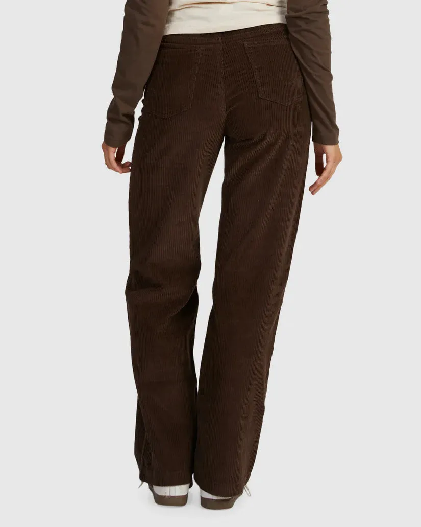 RVCA Underground Cord Pant COFFEE