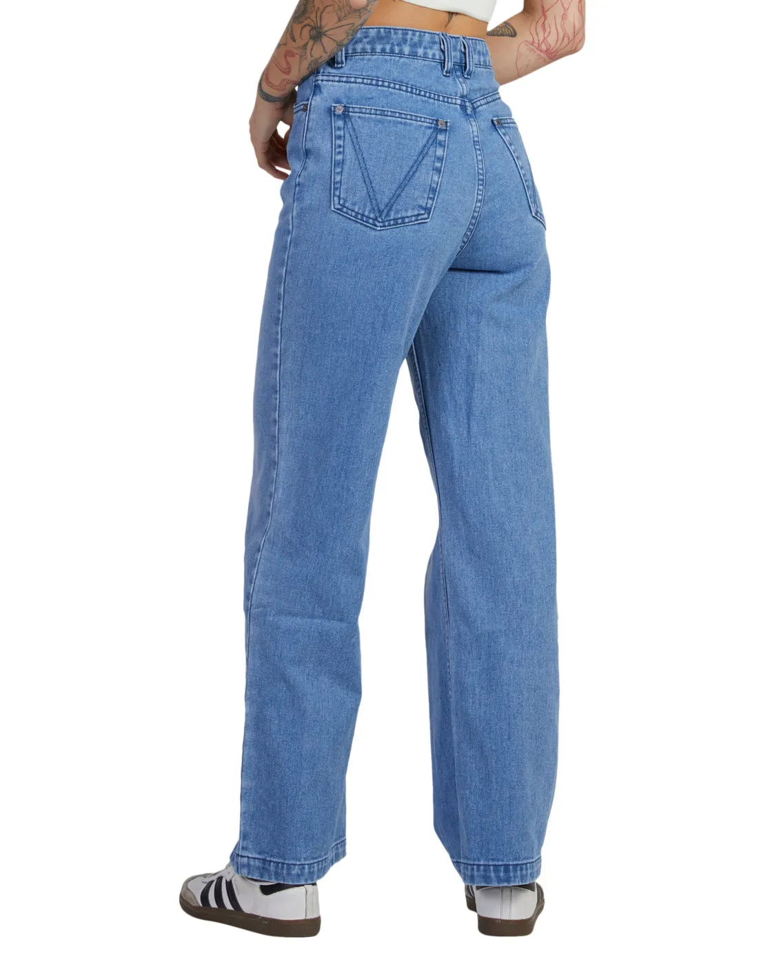RVCA Underground Denim Jean WASHED BLUE