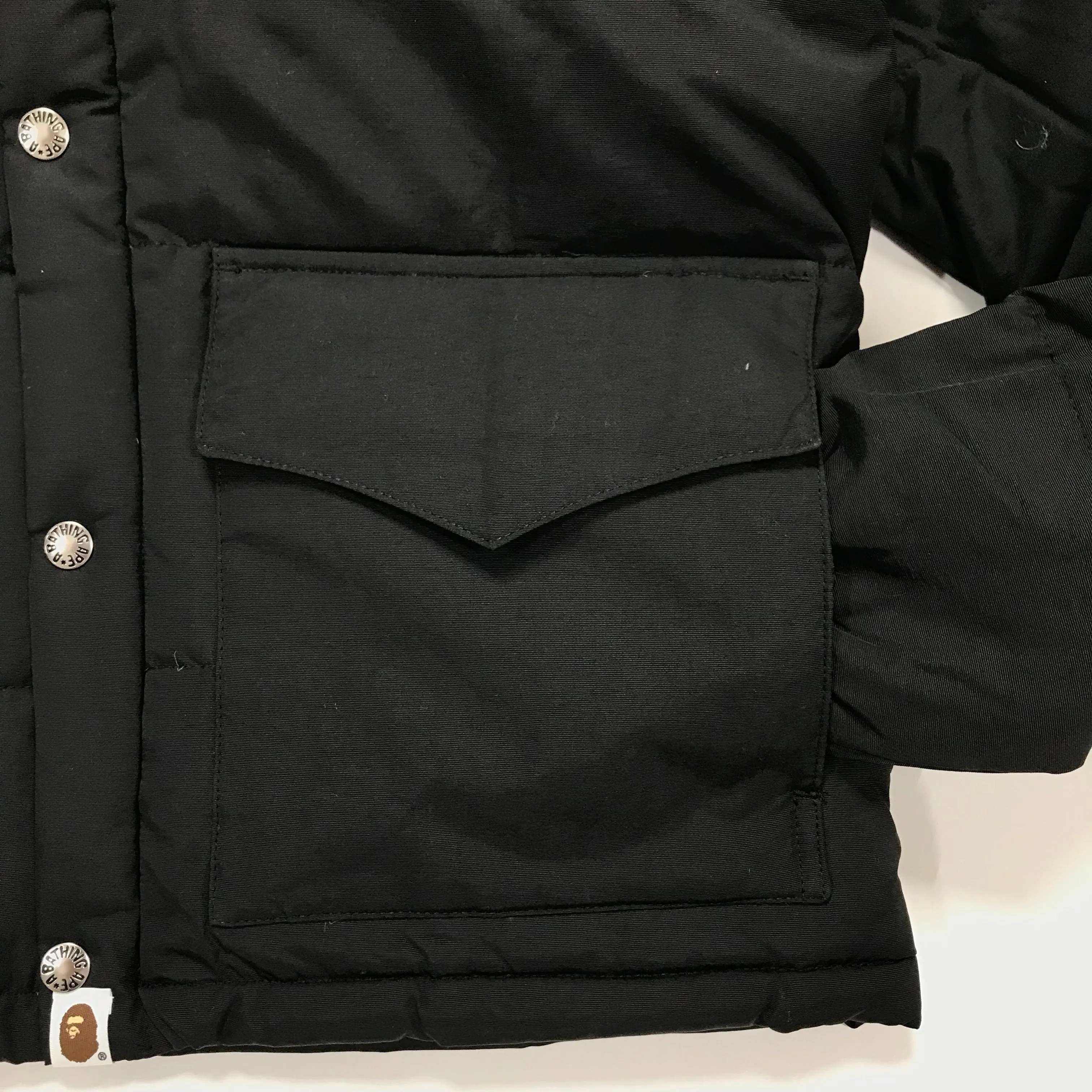 [S] DS! A Bathing Ape Bape Nylon Down Puffer Jacket