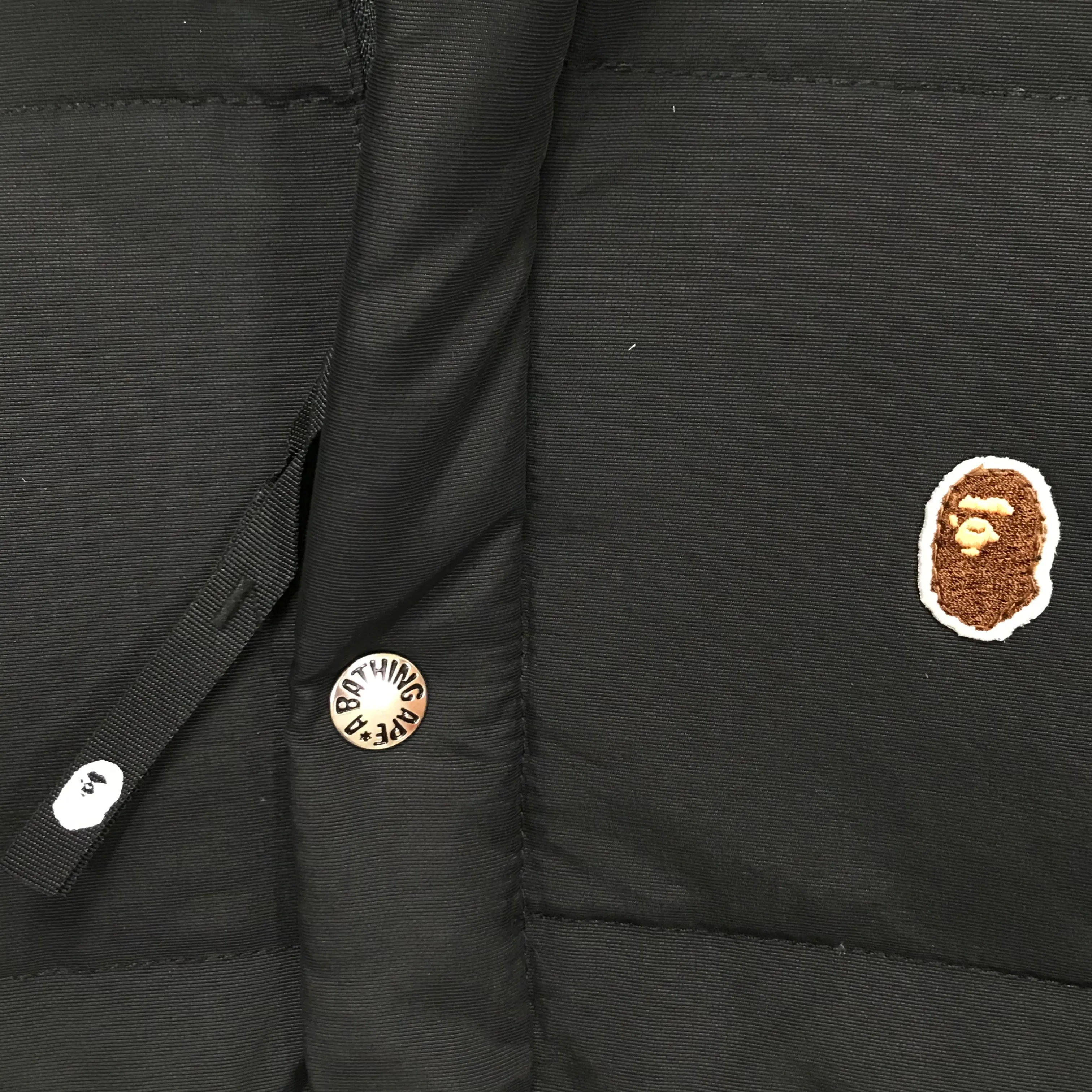 [S] DS! A Bathing Ape Bape Nylon Down Puffer Jacket
