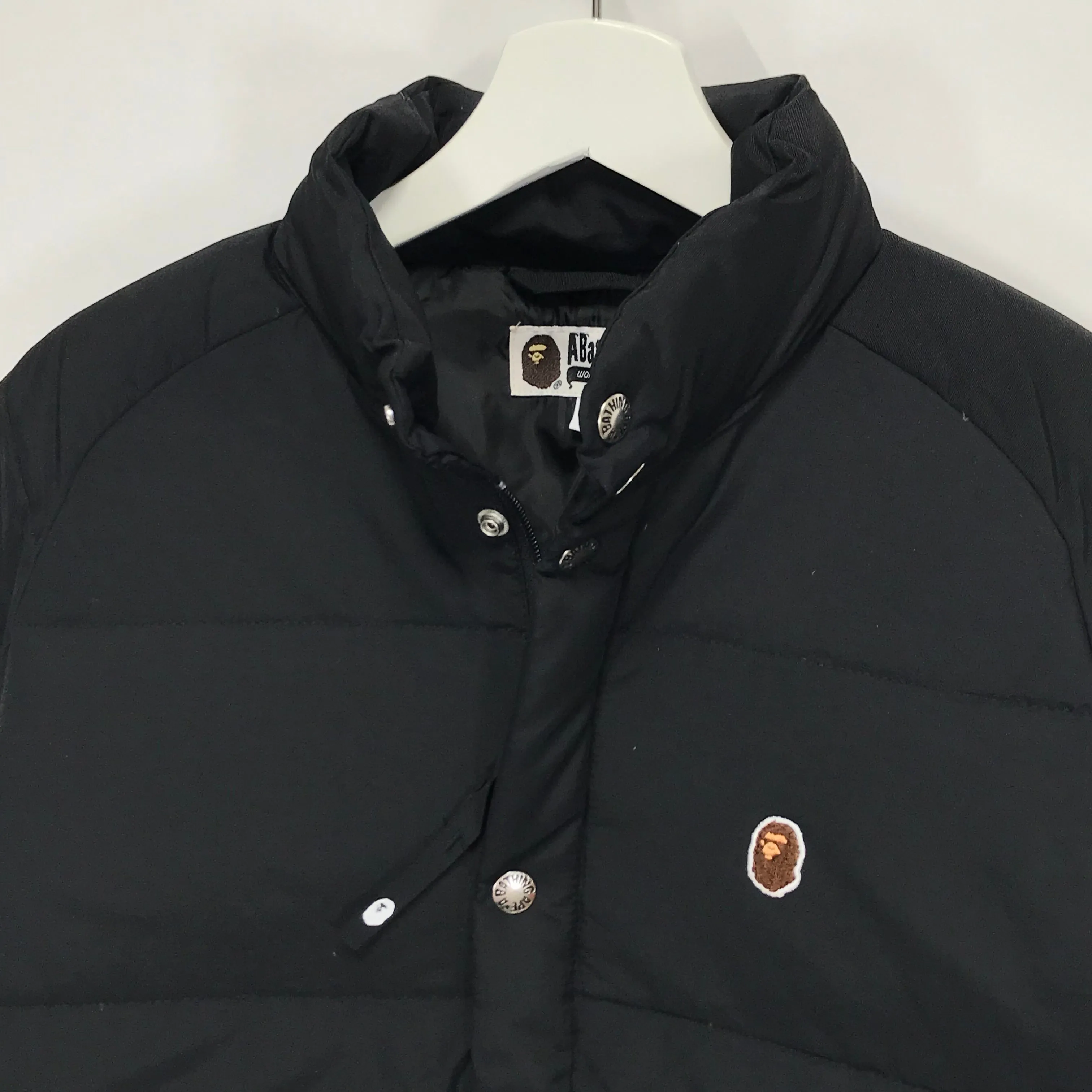 [S] DS! A Bathing Ape Bape Nylon Down Puffer Jacket