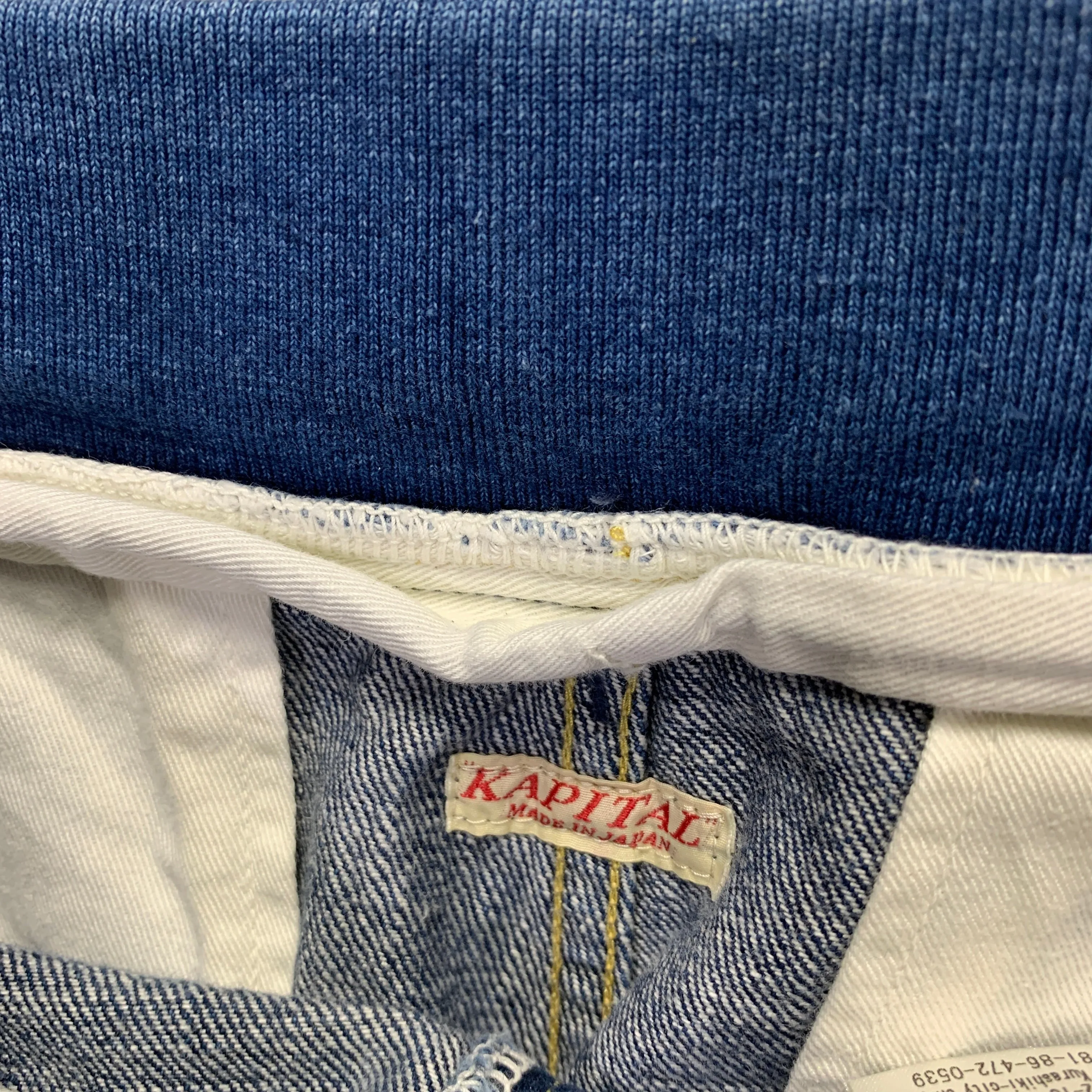 [S] Kapital Denim Saurel Nouvelle Pants Indigo