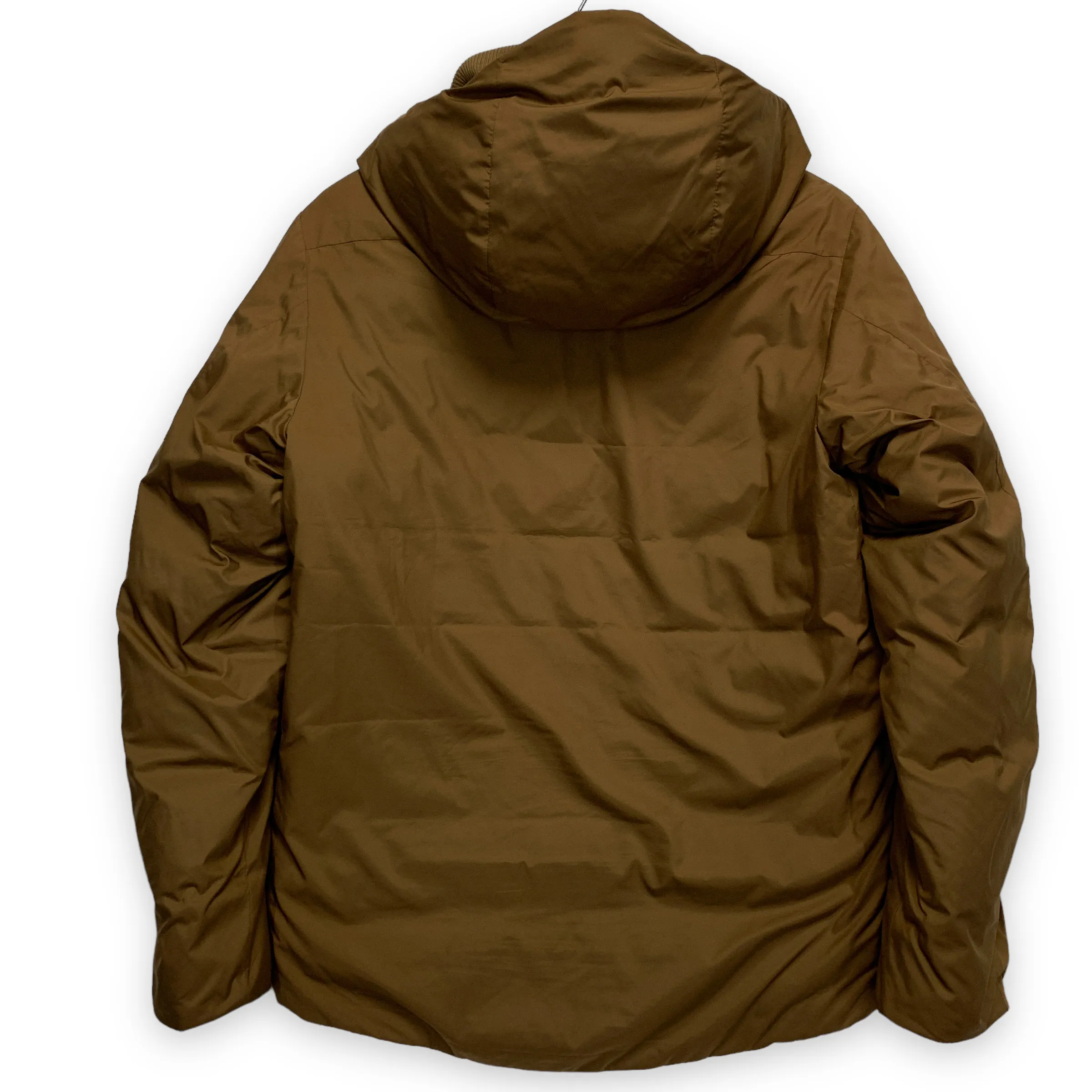 [S] Number Nine Logo Down Puffer Jacket Brown