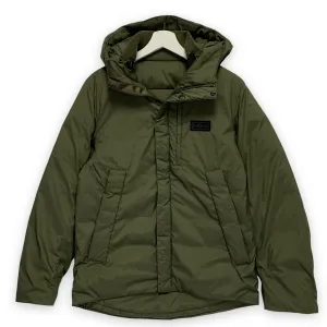 [S] Number Nine Logo Down Puffer Jacket Olive