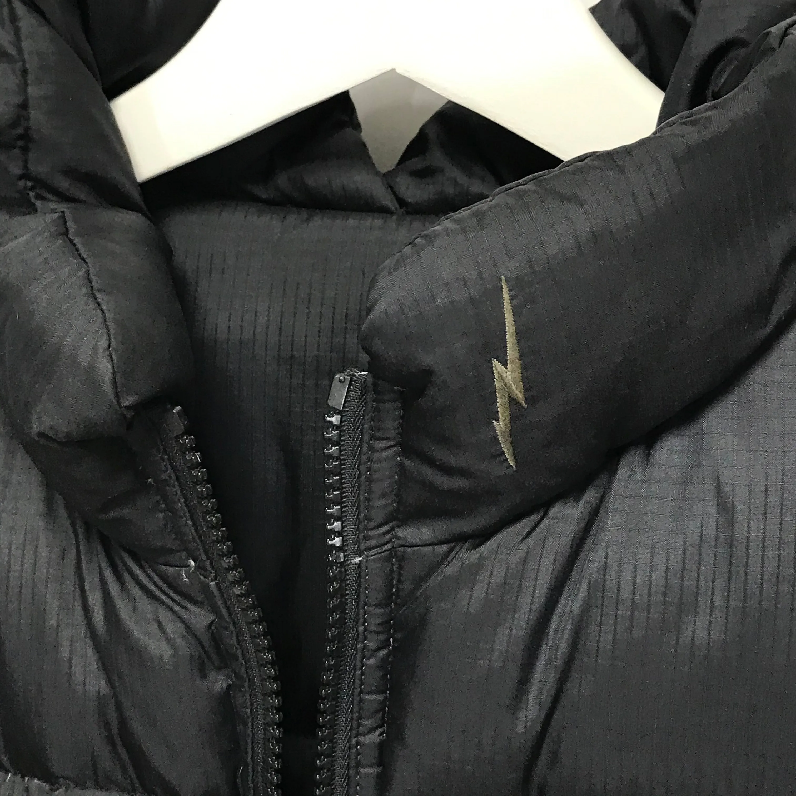 [S] WTaps 4-Way Ripstop Nylon Down Puffer Jacket / Vest Black