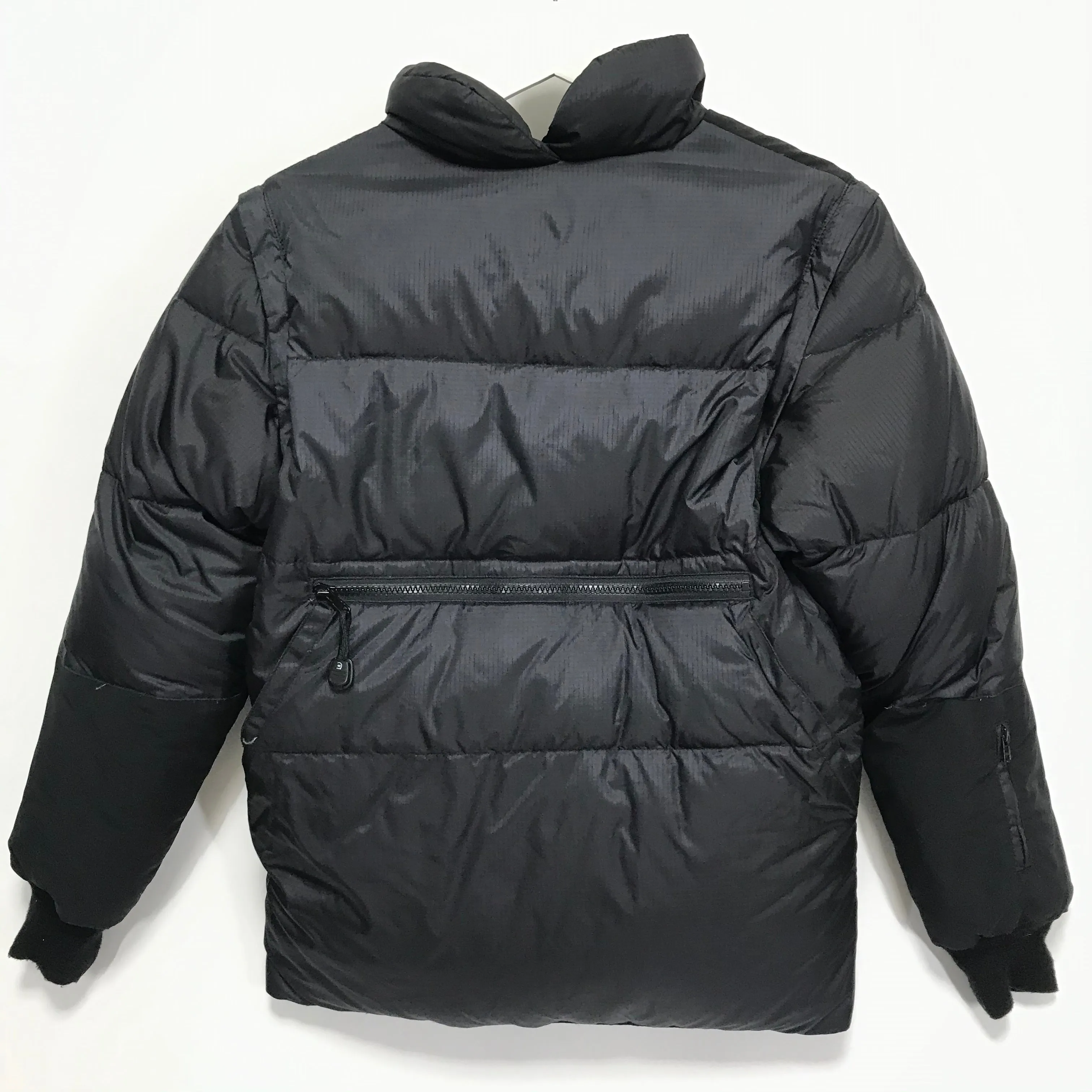 [S] WTaps 4-Way Ripstop Nylon Down Puffer Jacket / Vest Black