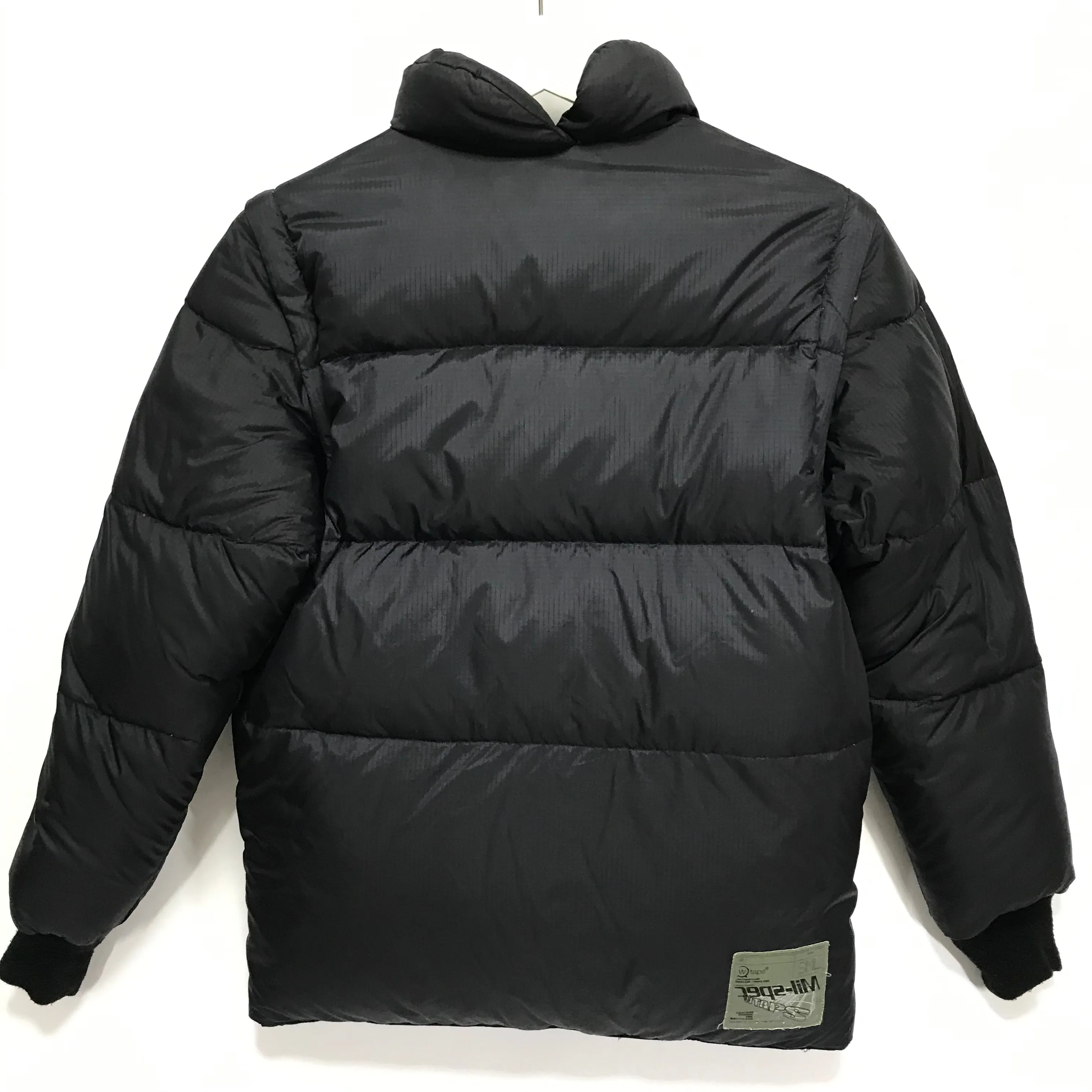 [S] WTaps 4-Way Ripstop Nylon Down Puffer Jacket / Vest Black