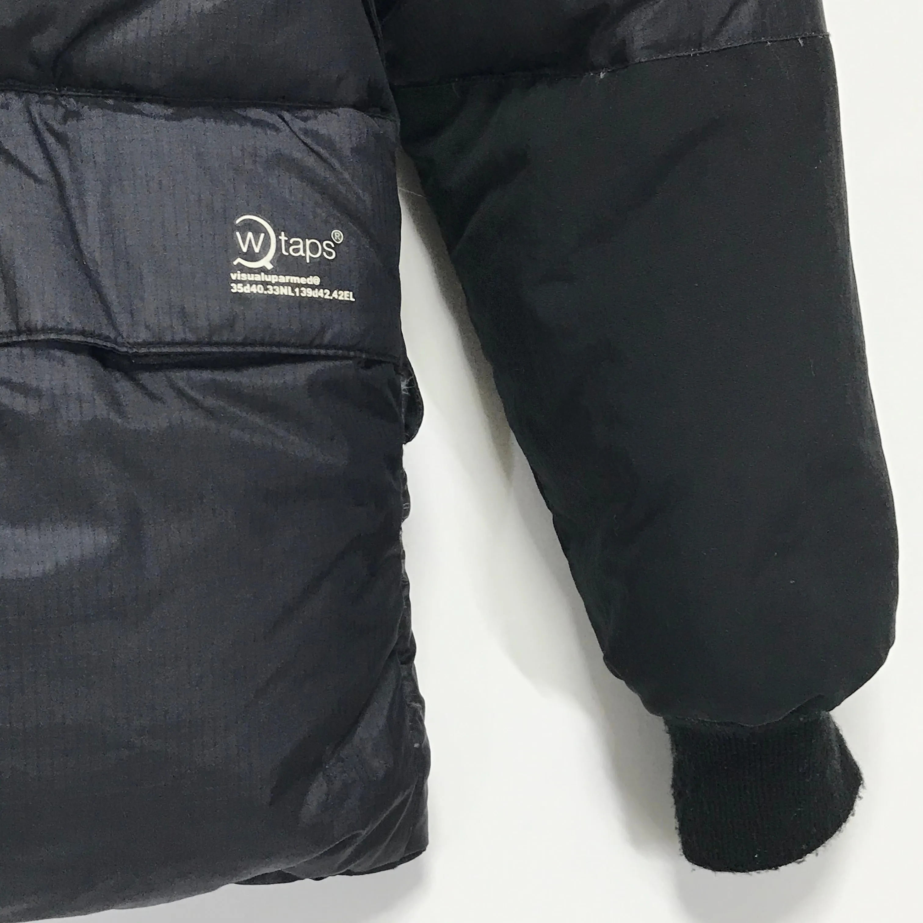 [S] WTaps 4-Way Ripstop Nylon Down Puffer Jacket / Vest Black