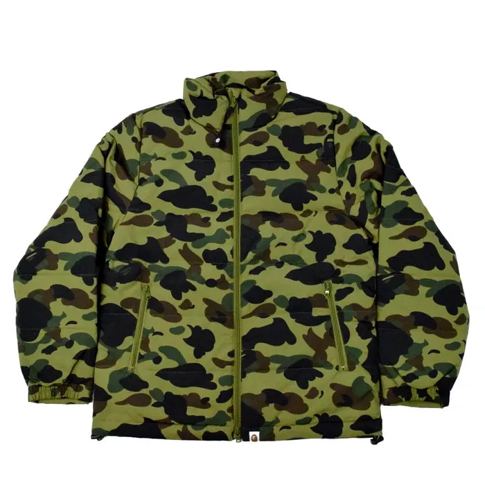 [S~2XL] DS! A Bathing Ape Bape 1st Camo Nylon Down Puffer Jacket