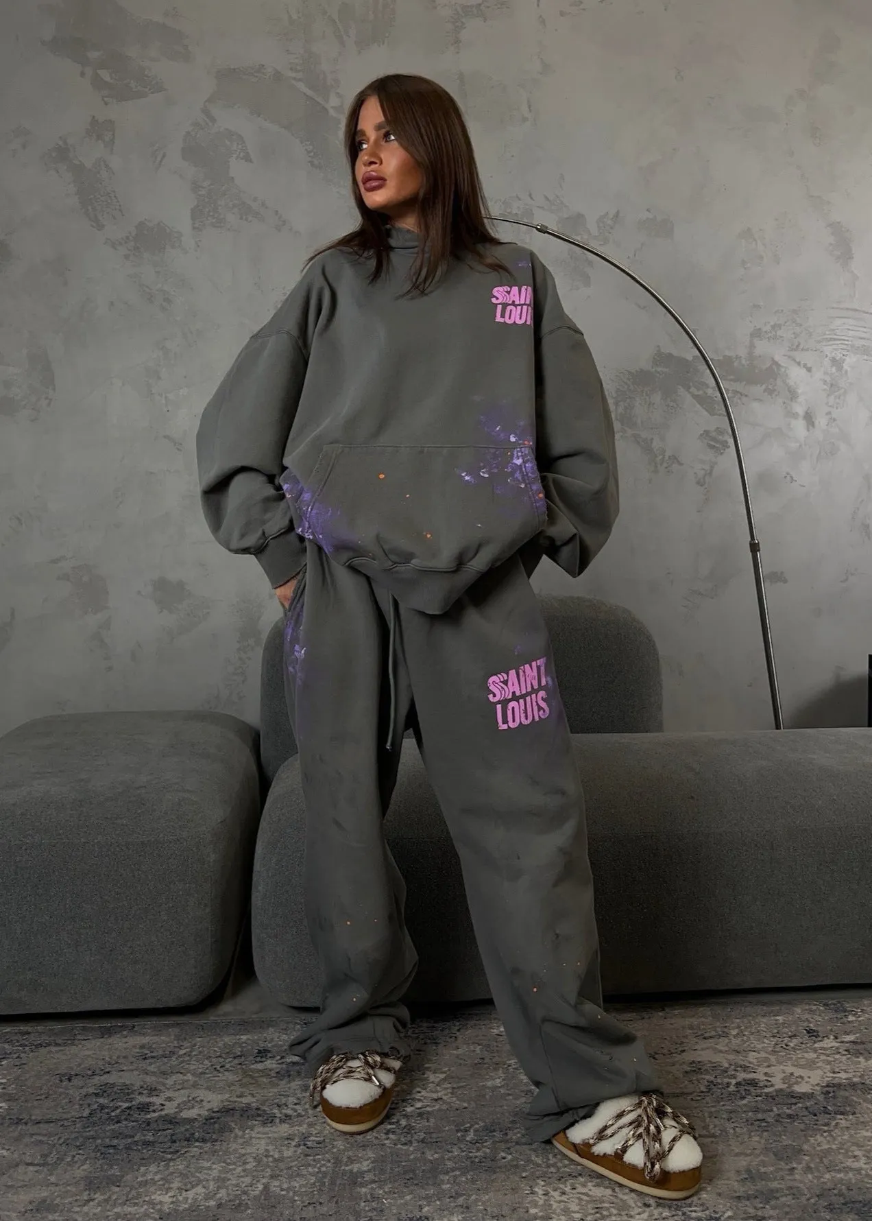 Saint Louis Oversized Hoodie & Jogger Set