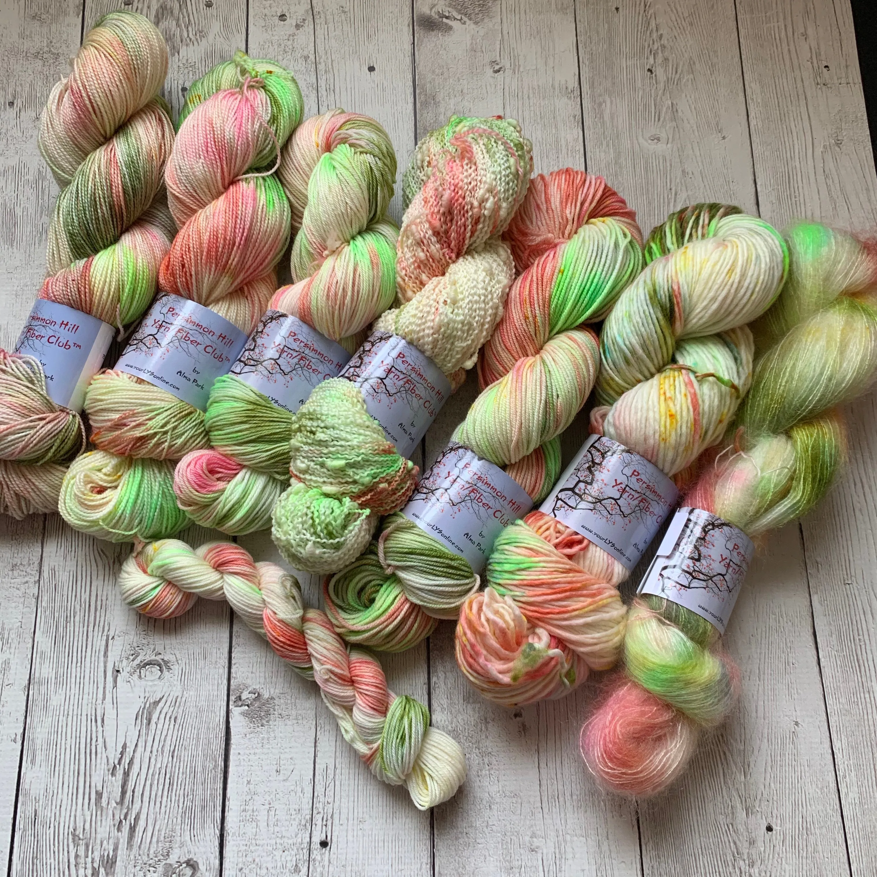 SAKURA TREE™ Persimmon Hill Yarn Speckled MULTIPLE BASES - RTS