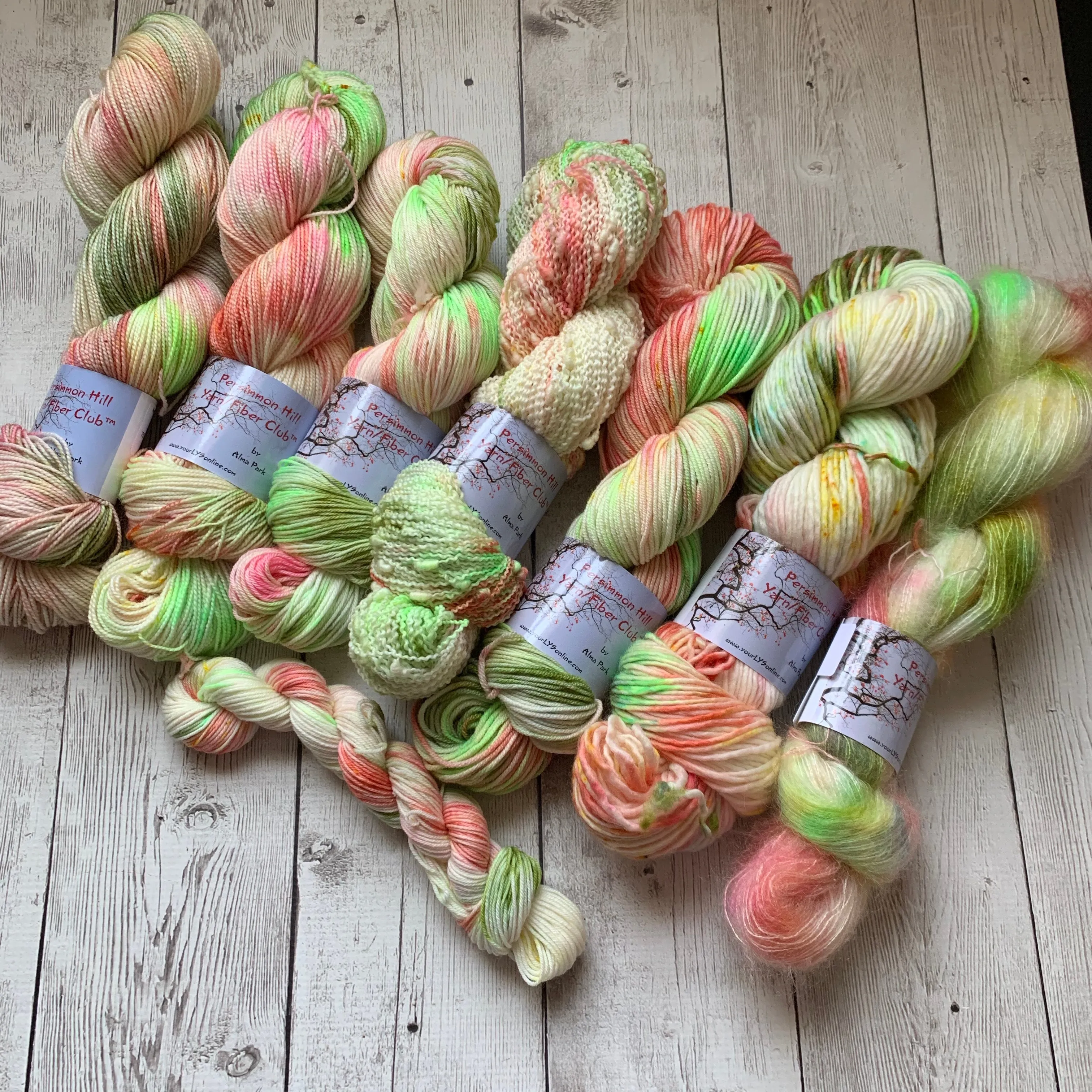 SAKURA TREE™ Persimmon Hill Yarn Speckled MULTIPLE BASES - RTS