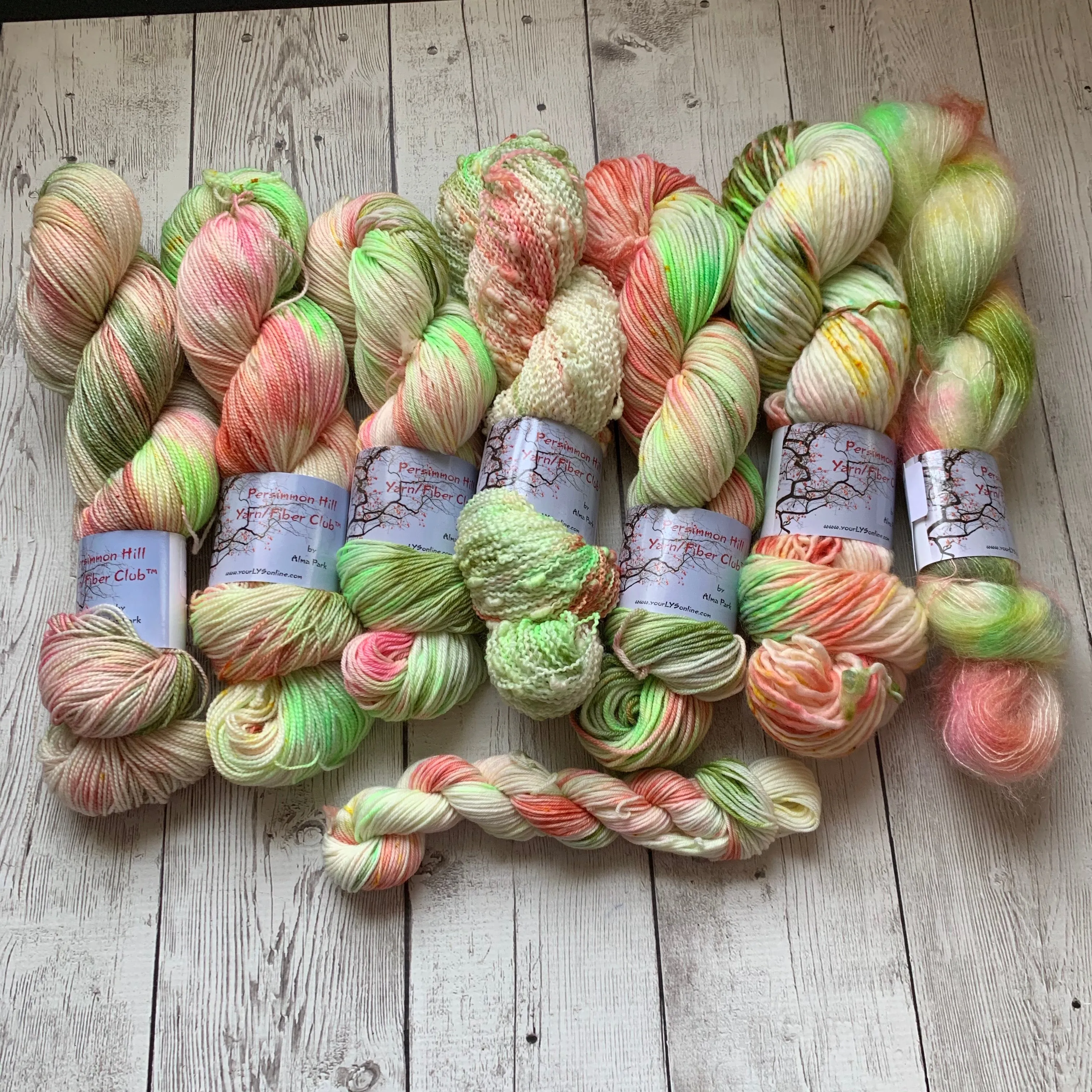 SAKURA TREE™ Persimmon Hill Yarn Speckled MULTIPLE BASES - RTS