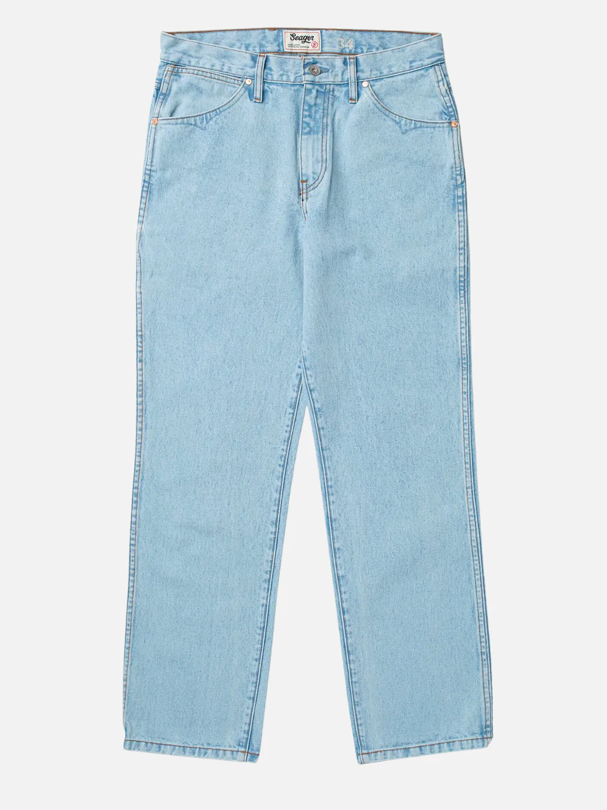 Seager Autry Jean - Light Wash Indigo