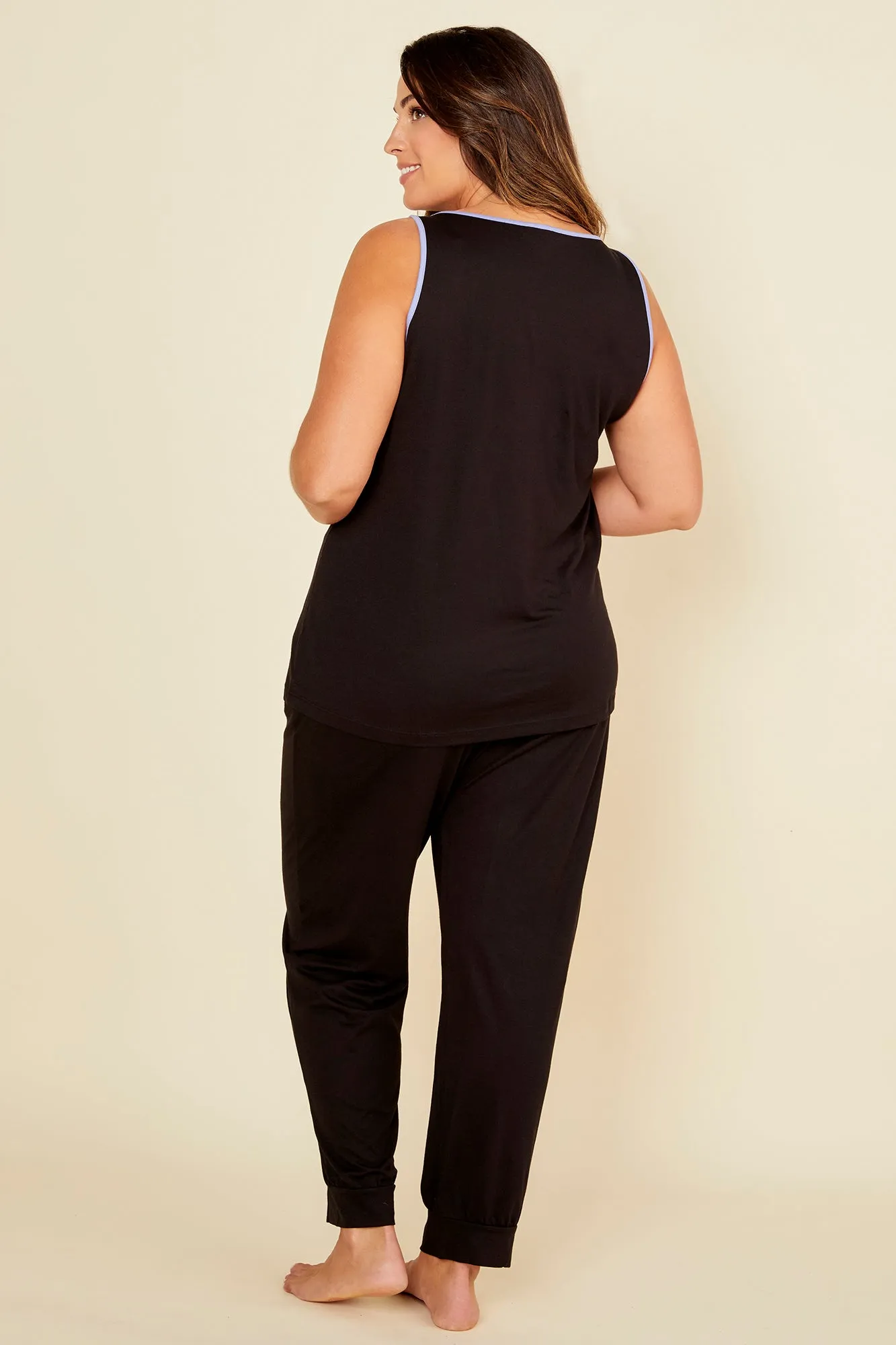 Set Canottiera E Pantaloni Jogger Taglia Comoda