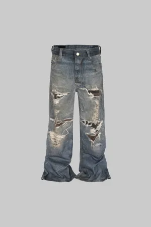 Shard Denim – Destroyed Blue
