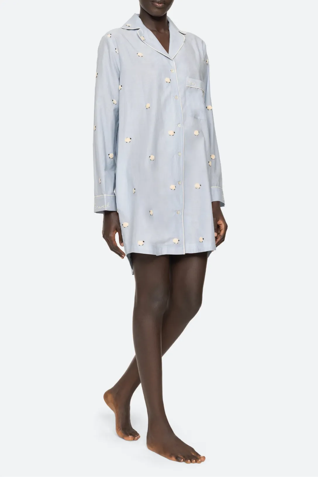 Sheep Night Shirt | Sky