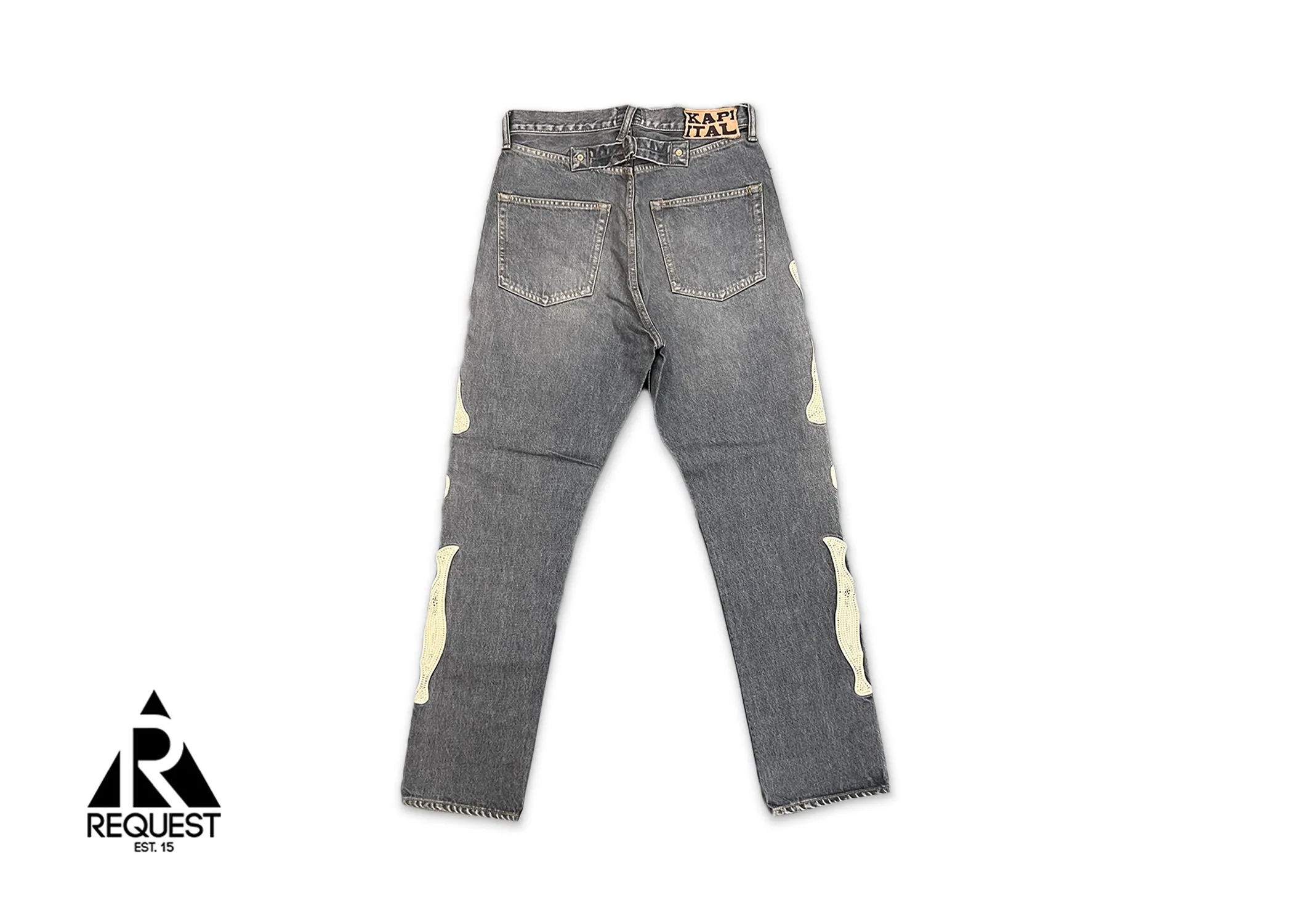 Skeleton Denim "Black"