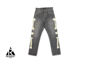 Skeleton Denim "Black"