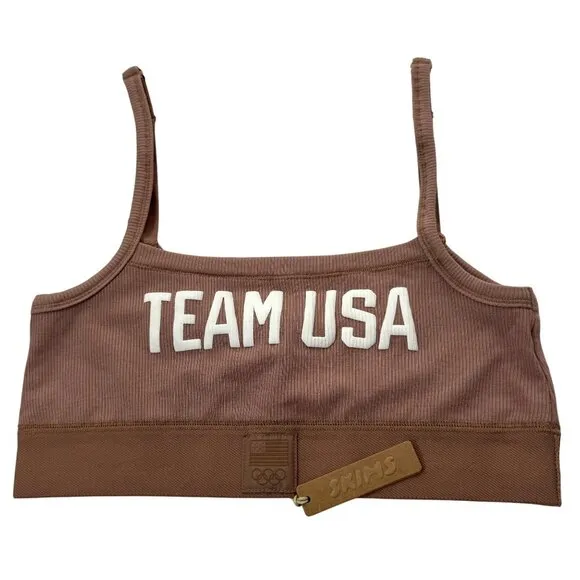 SKIMS Soft Lounge Bralette   Leggings Set Team USA Sienna Medium