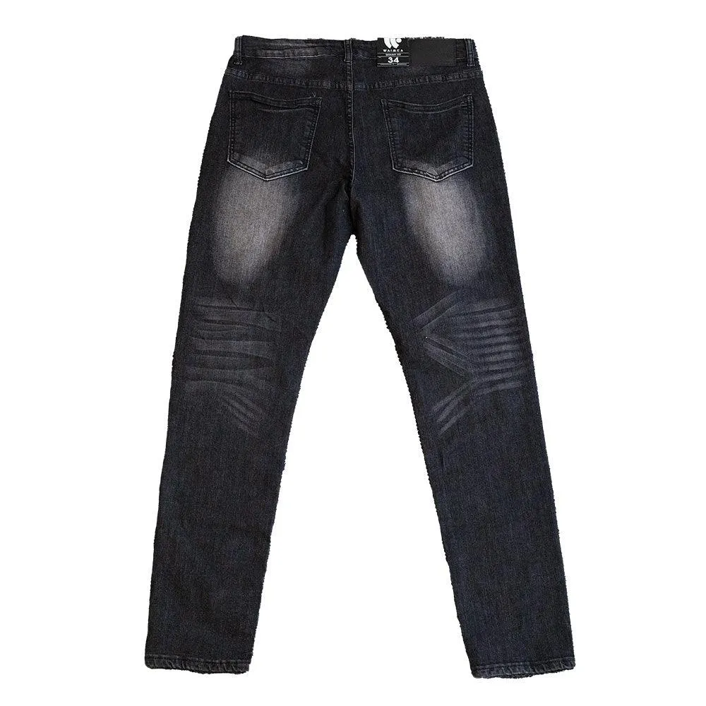 SKINNY FIT DENIM (BLACK WASH)
