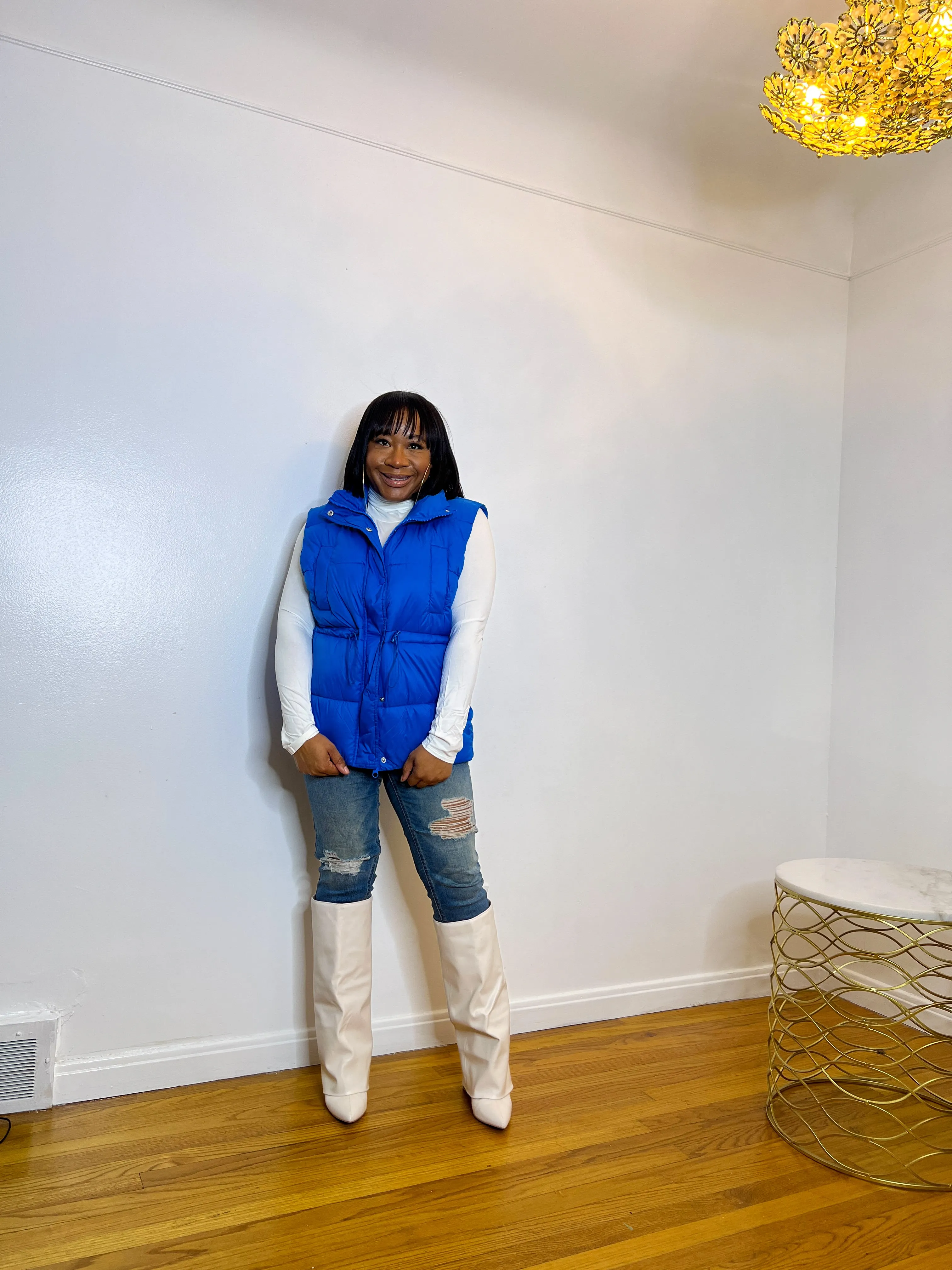 Sky Blue Puffer Vest