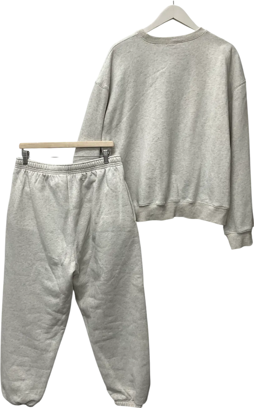 SLA the label Grey Crew Neck And Jogger Tracksuit UK XL