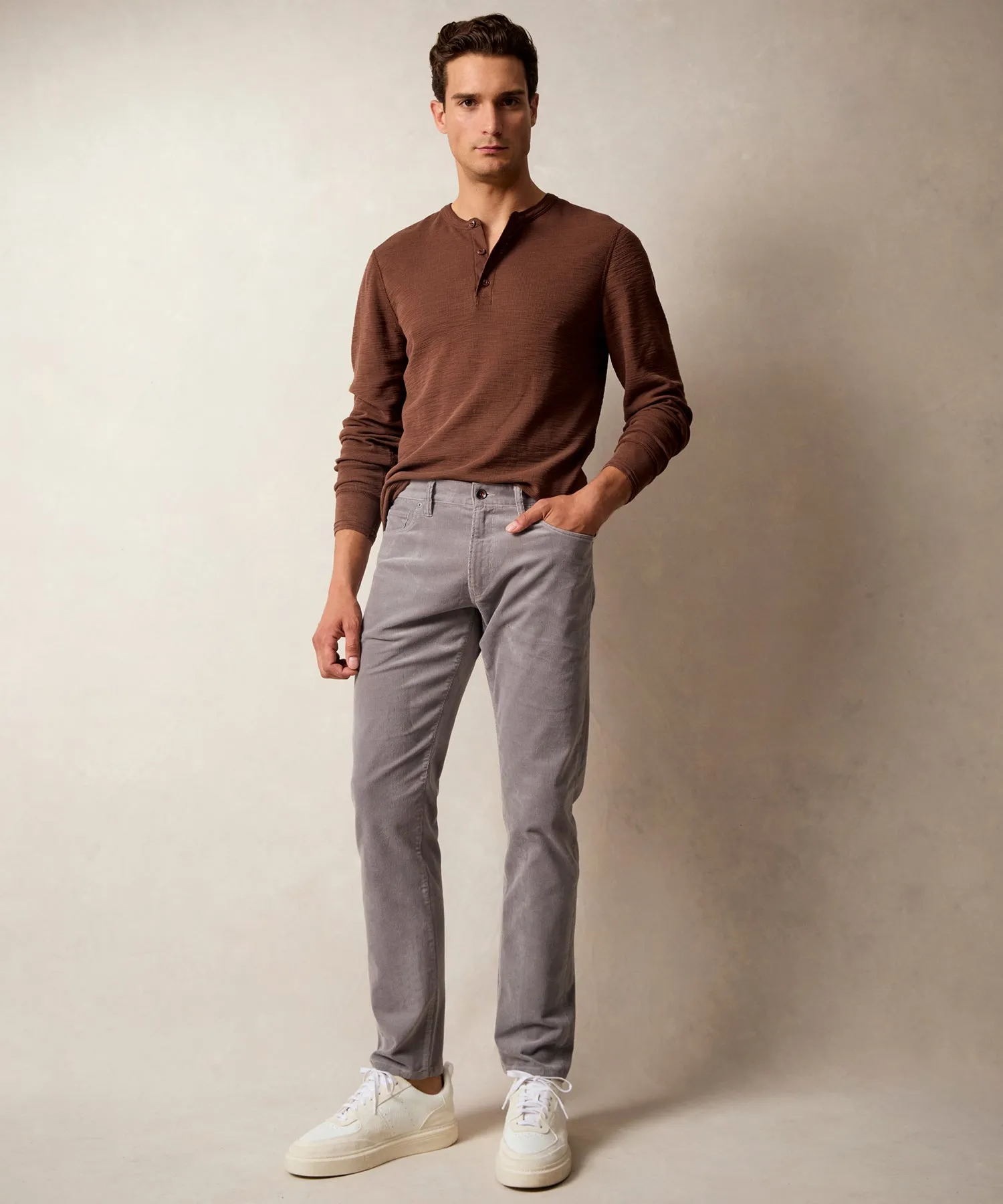 Slim Fit 5-Pocket Corduroy Pant