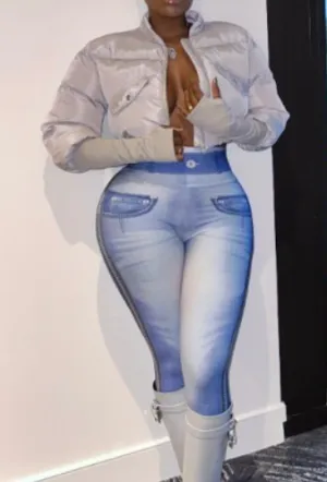 Slim Thick Puffer Jacket