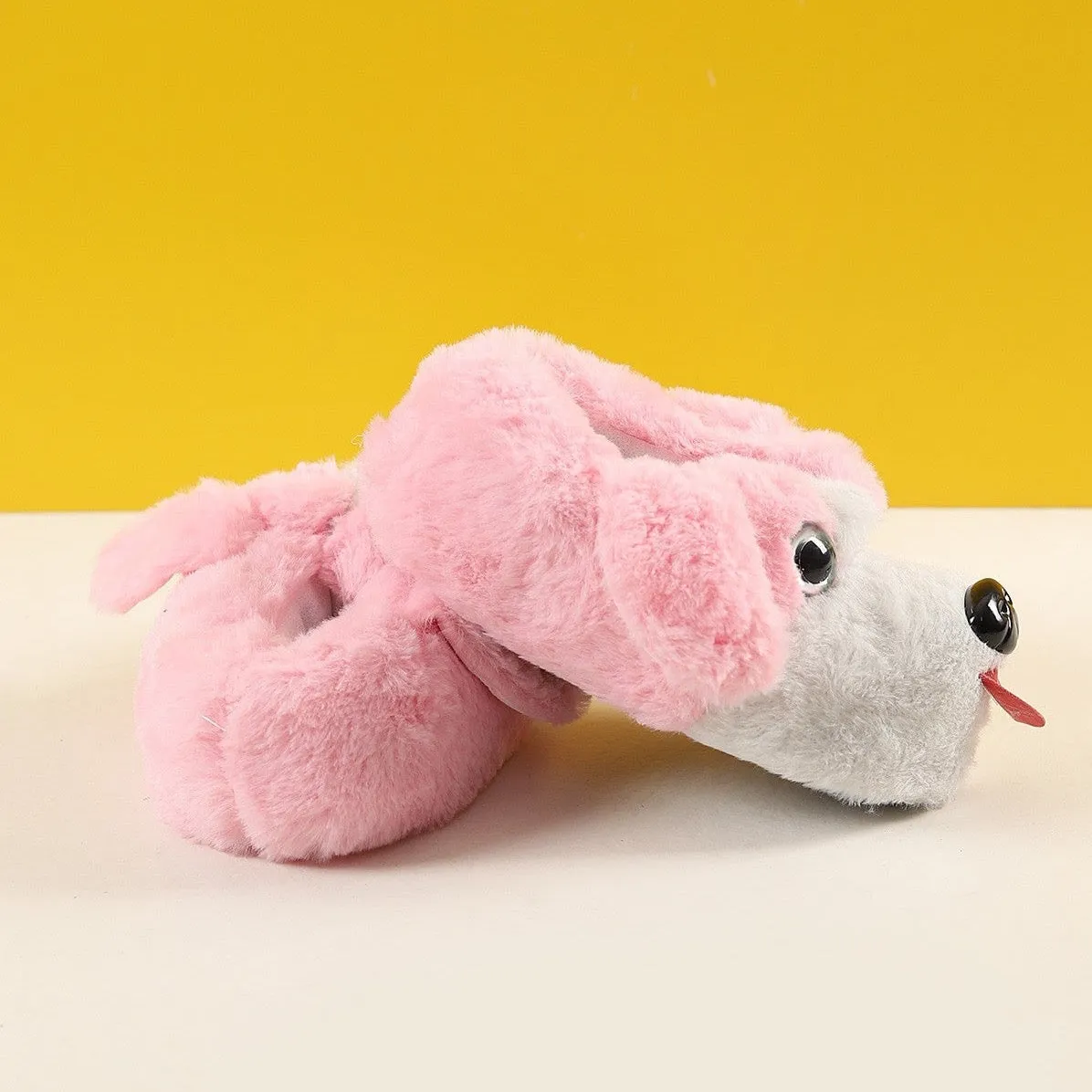 Slippers Pink with Dog 31-35