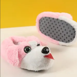 Slippers Pink with Dog 31-35