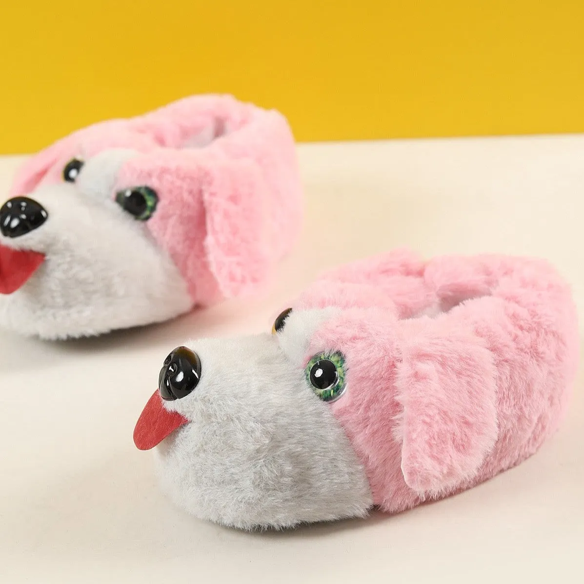 Slippers Pink with Dog 31-35