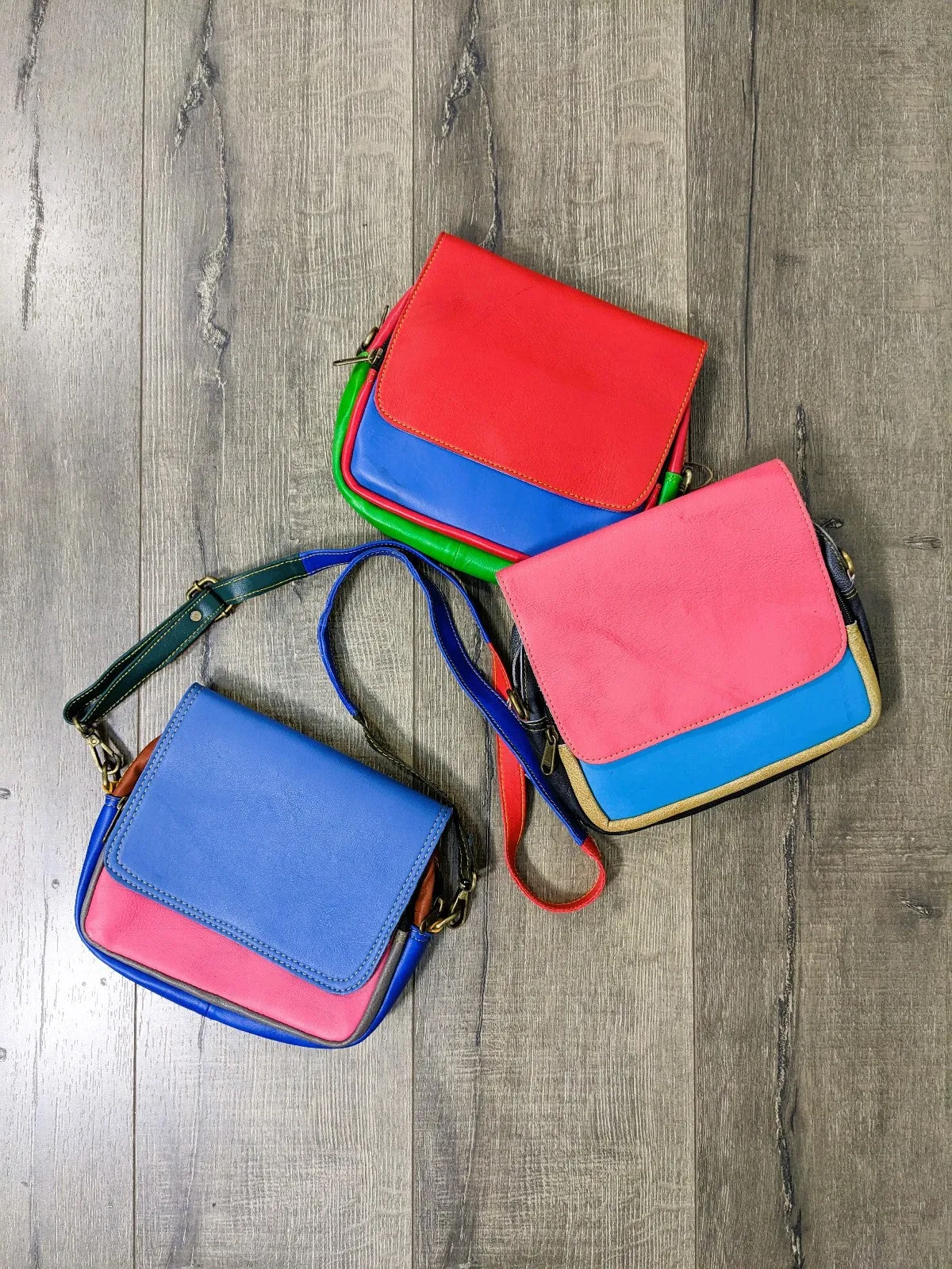 Small Multi Leather Bag