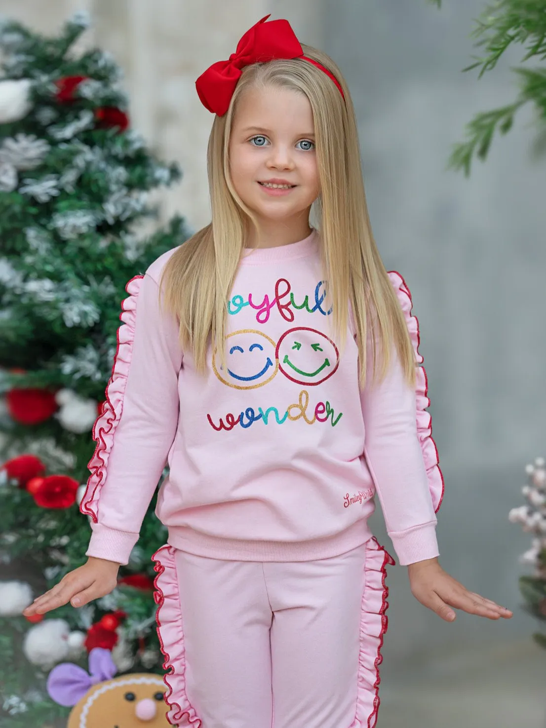 SmileyWorld Joyful Wonder Fleece Sweatshirt and Jogger Set